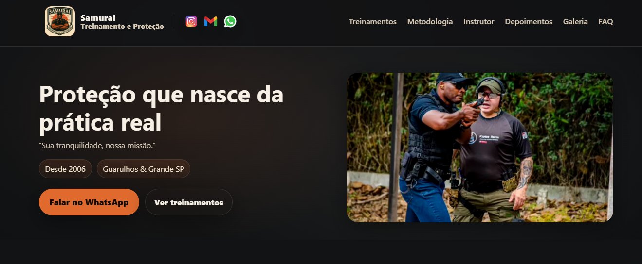 Samurai Treinamento